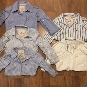 Hollister long sleeve button down